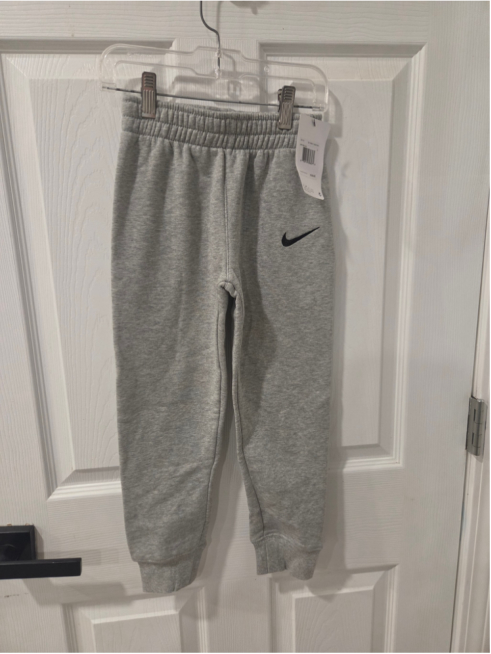 Boys Nike Jogger Sweatpants Grey Black Size 6